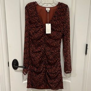 BNWT A New Day Chiffon Lined Mini Dress XS